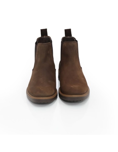 bottines chelsea suède marron NORBEL-BROWN