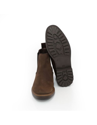 bottines chelsea suède marron NORBEL-BROWN