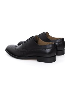 Black leather derby 2