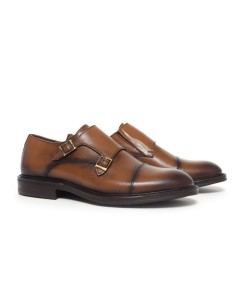 Light Brown leather monkstrap