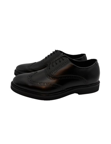 Black leather Oxford