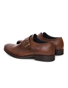 Brown leather monkstrap 2