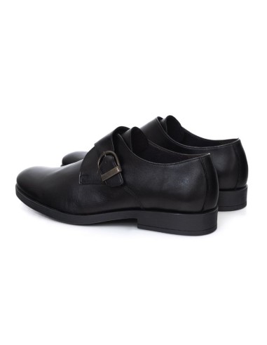 chaussure avec boucle de peau le noir PEROLA-NEGRO