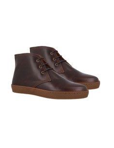 Brown leather boot