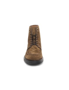 Bottine suède cuir SENSARA-BROWN 2