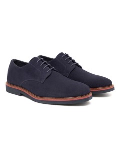 Derby suède bleu SERRATI-NAVY