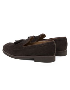 Brown suede moccasin 2