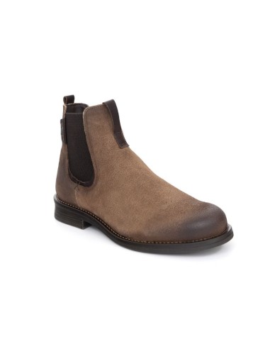 bottines chelsea suède beige SIRIEL-TAUPE