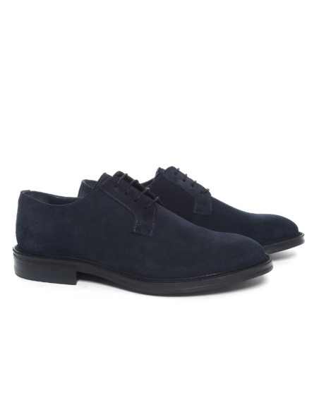Derby suède bleu SIRONA-NAVY