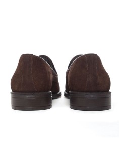 Brown leather moccasin 2