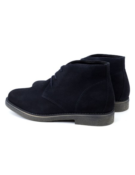 Bottine suède bleu SOLUN-NAVY