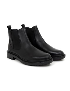bottines chelsea de peau le noir TENDAR-NEGRO