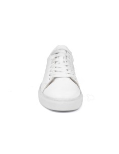 White leather sneakers 2
