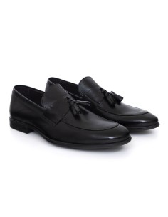 Mocassin de peau le noir TERNA-NEGRO