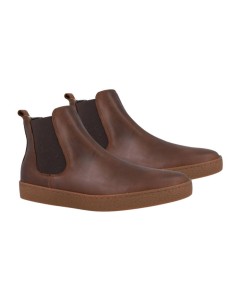Bottine de peau marron TUNO-BROWN