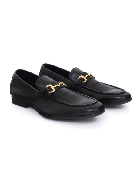 Mocassin de peau le noir UBRIL-NEGRO