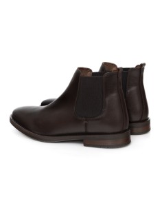 bottines chelsea de peau marron VALNER-BROWN 2