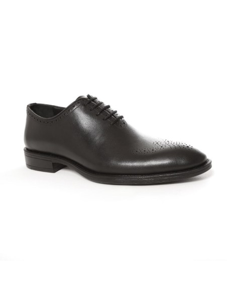 Black leather Oxford