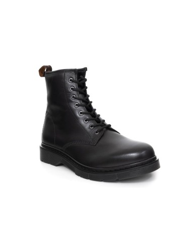 Black leather boot