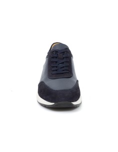 Blue leather sport shoe 2