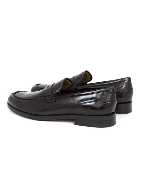 Mocassin de peau Bordeaux VIZANTIK-BURDEOS