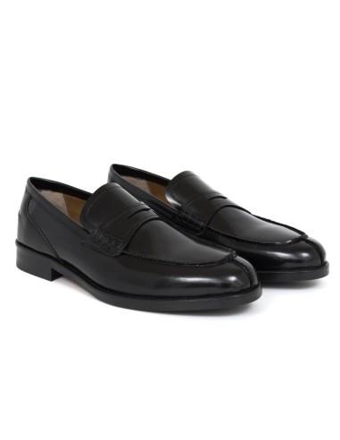 Mocassin de peau le noir VIZANTIK-NEGRO