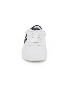 Sneakers de piel liso color blanco 2