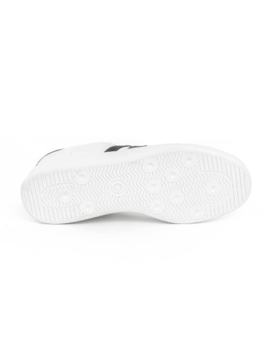 Sneakers de piel liso color blanco