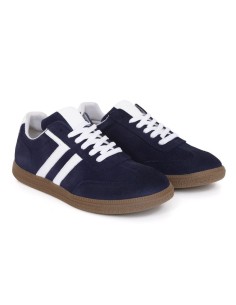 Blue suede Women's sneakers