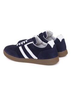 Blue suede Women's sneakers 2
