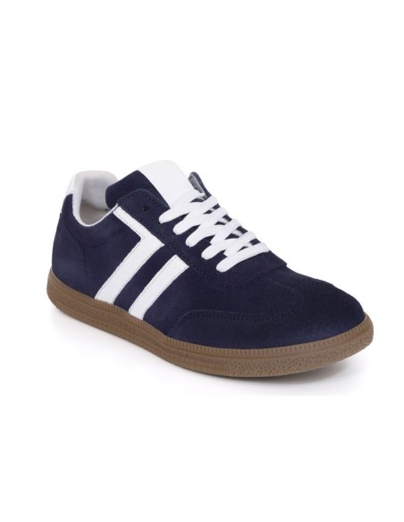 Blue suede Women's sneakers