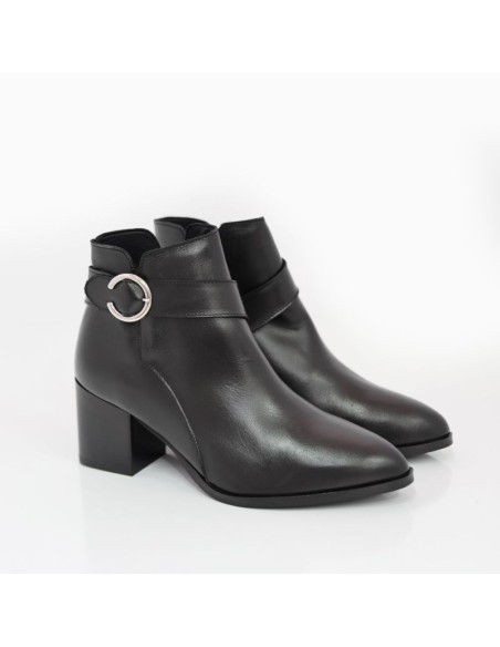 Black suede women's boots