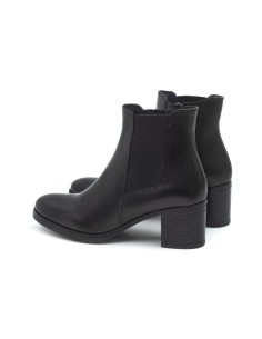 bottines femme de peau le noir W-CORVIA-BLACK 2