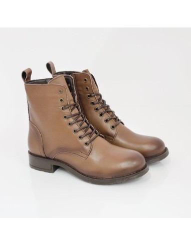 Light Brown leather women's boots