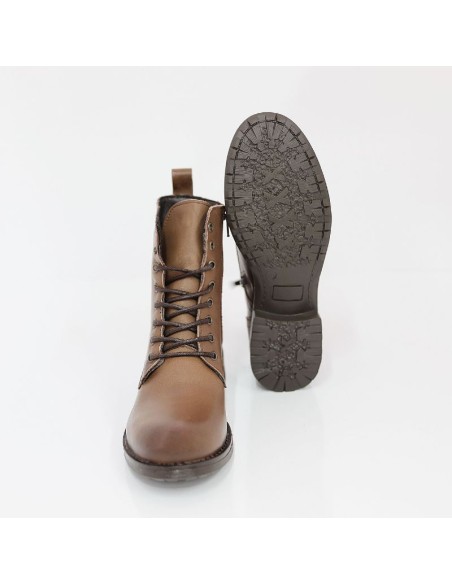 Light Brown leather women's boots