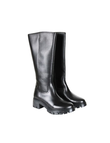 bottes femme de peau le noir W-GISELA-BLACK