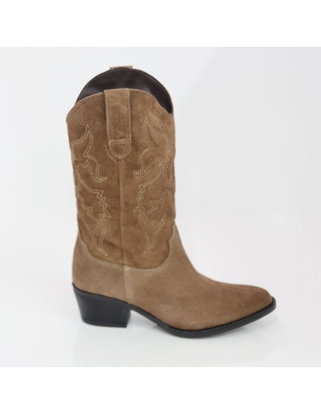 bottes femme suède cuir W-GREN-CUERO