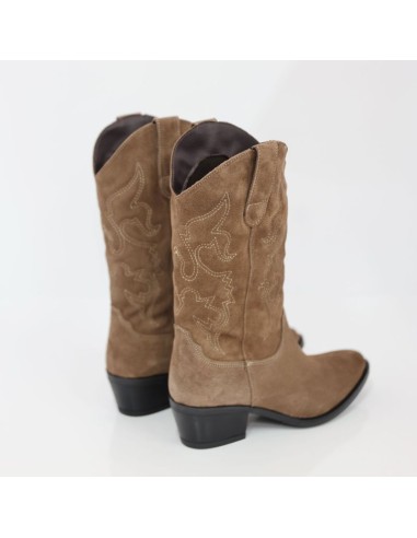 bottes femme suède cuir W-GREN-CUERO