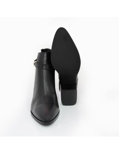 bottines femme de peau le noir W-MAKTOR-BLACK