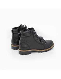 bottines femme de peau le noir W-MOIRI-BLACK 2