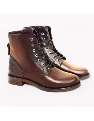 bottes femme de peau cuir W-MOPIA-CUERO