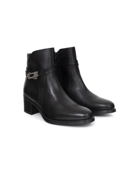 bottines femme de peau le noir W-RALTOR-BLACK