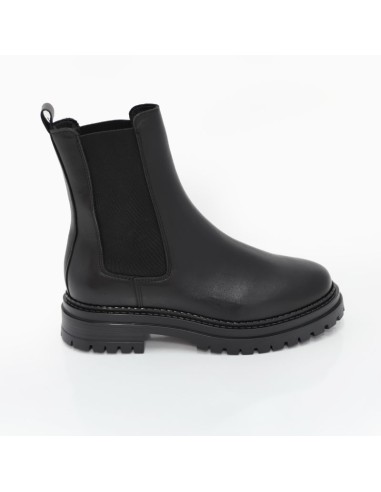 bottes femme de peau le noir W-RINBA-NEGRO
