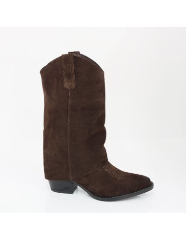 bottes femme suède marron W-SAMORI-MOKA