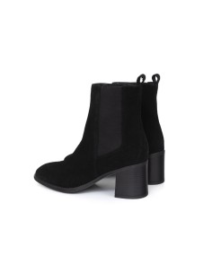 Black suede women's boots 2