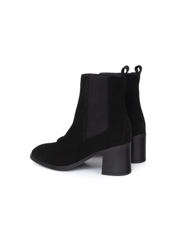 bottines femme suède le noir W-SANDORA-BLACK