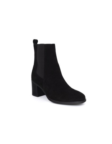 bottines femme suède le noir W-SANDORA-BLACK