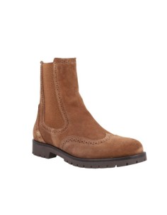 Light Brown suede women's boots 2