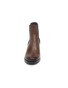 Brown leather women's boots 2