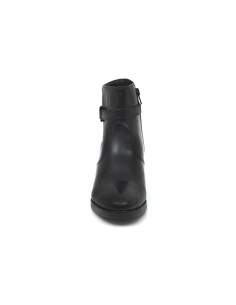 Black leather women's boots 2